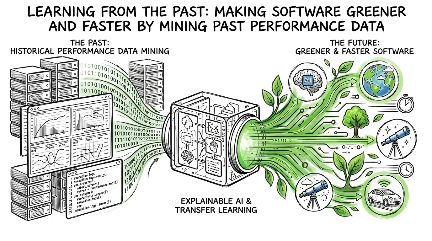 Making Software Greener and Faster By Mining Past Performance Data